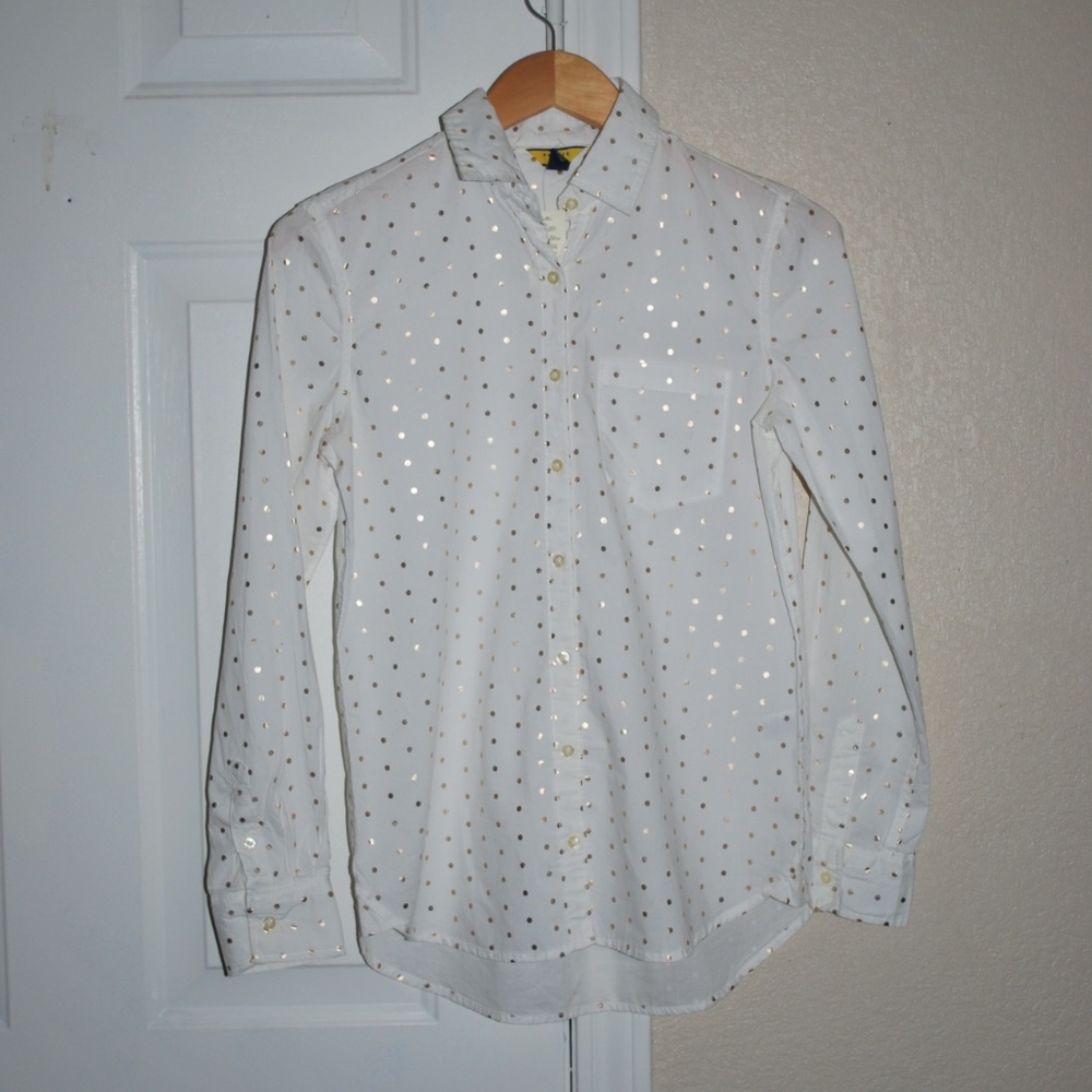 Prince & Fox by Aeropostale Polka Dot Career Butto